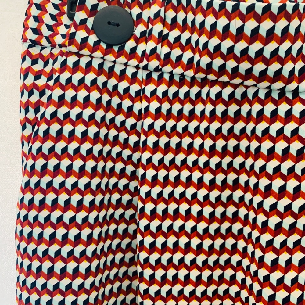 Zara TRF Burgundy Mid Calf Pants, Palazzo Style XL